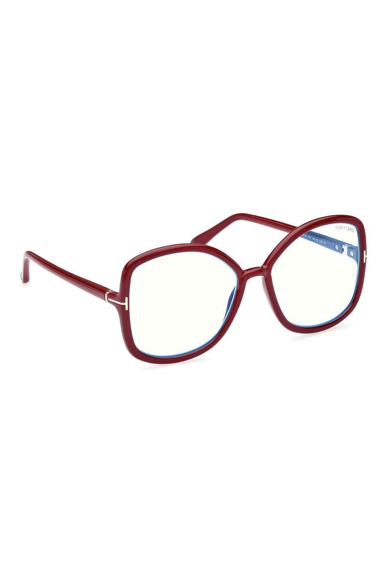 56mm Butterfly Blue Light Blocking Glasses, Alternate, color, PINK / OTHER