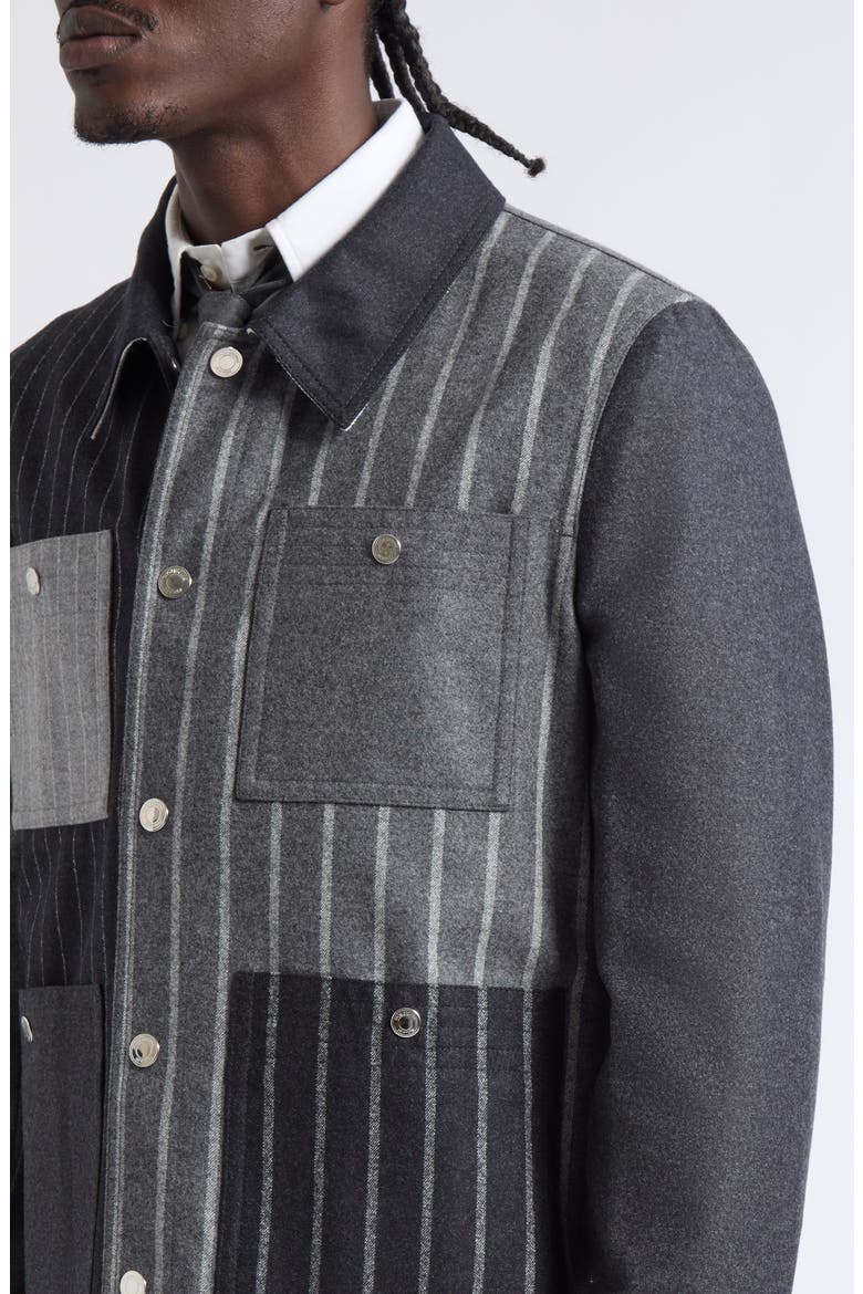 Funmix Utility Patch Pocket Jacket, Alternate, color, MEDIUM GREY