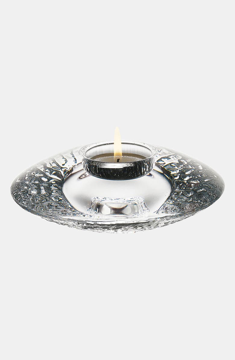 Orrefors 'Discus' Votive Candle Holder, Main, color,