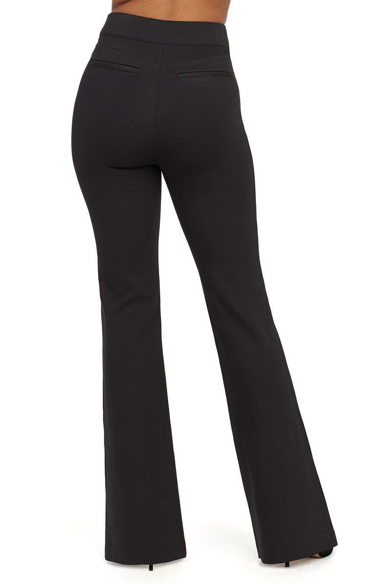 High Waist Flare Ponte Pants