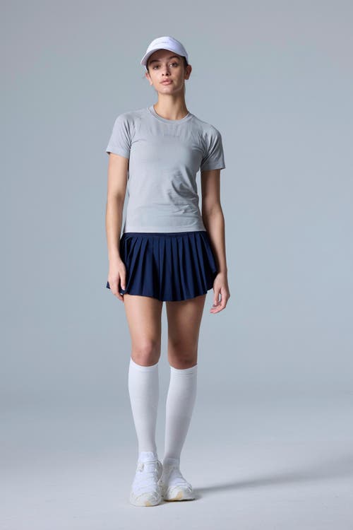 Cozy Zero Tech Merino Light Weight Daily Tee In Glacier Gray
