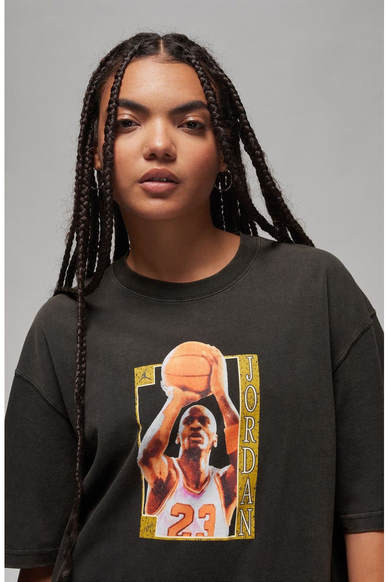 Oversize Graphic T-Shirt, Alternate, color, BLACK/ IRON GREY