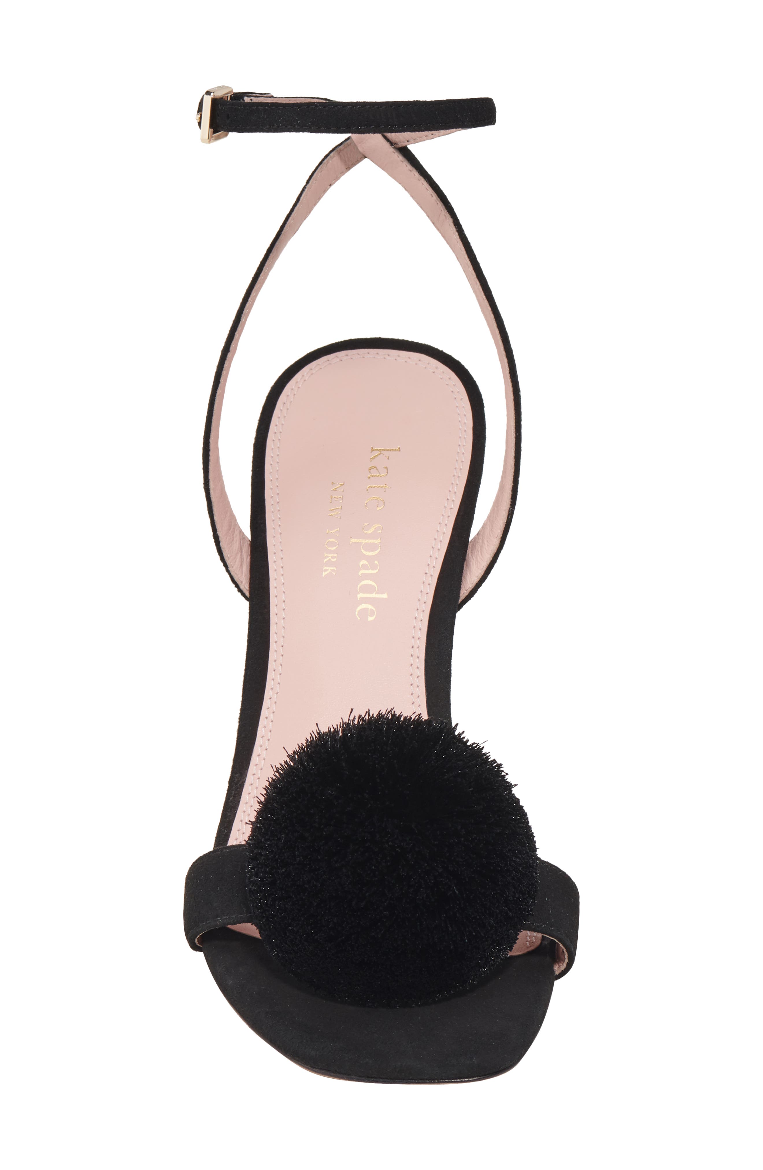 Kate Spade New York amour pom ankle strap sandal, Alternate, color, 
