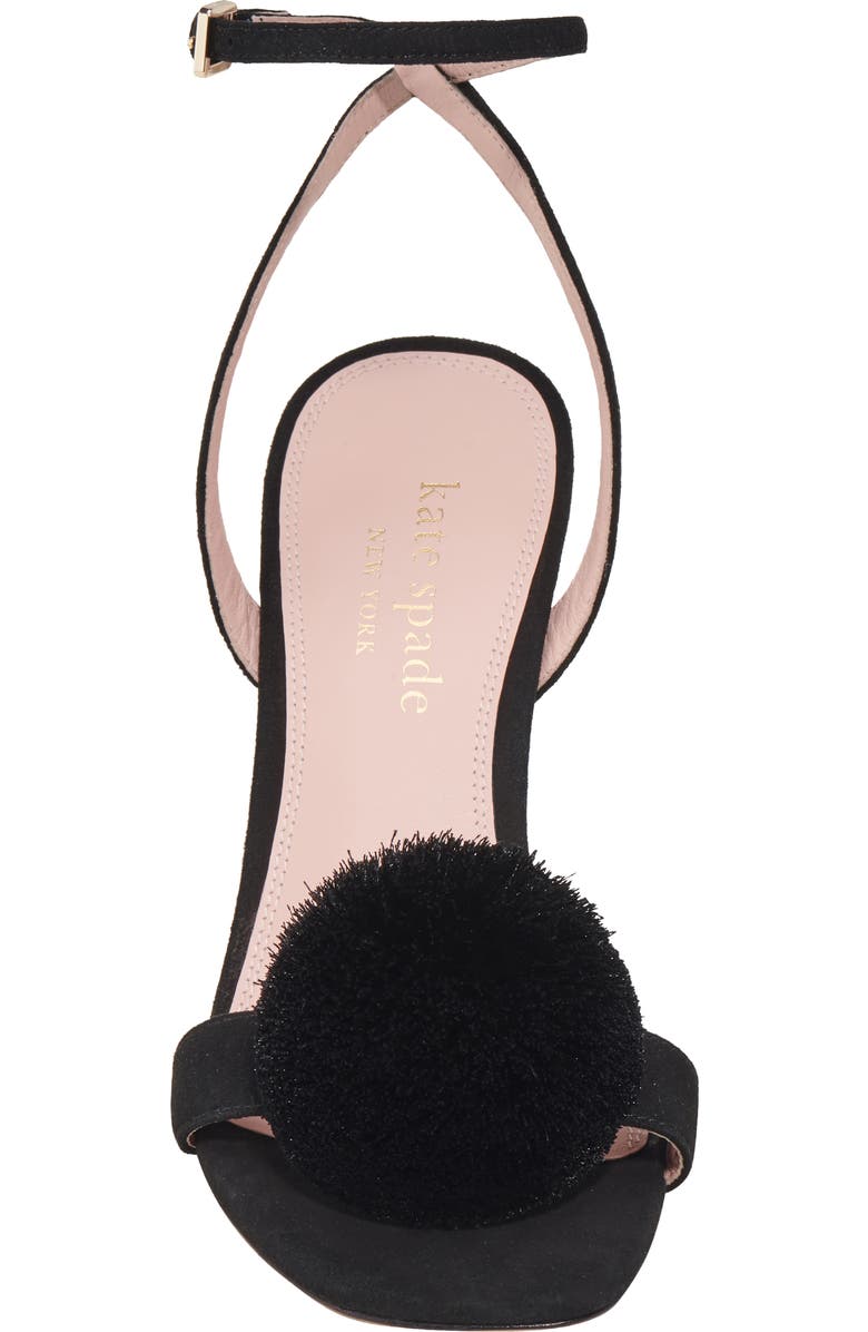 Kate Spade New York amour pom ankle strap sandal, Alternate, color,