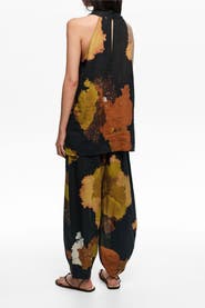 Bimba y Lola Baggy Linen-Blend Trousers