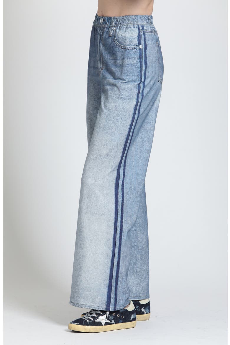 French Terry Track Pants, Alternate, color, FROSTED INDIGO