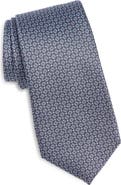 Canali Floral Medallion Silk Tie