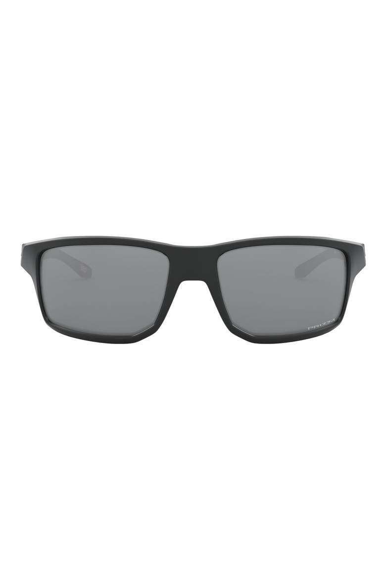 Gibston 61mm Wrap Sunglasses, Main, color, MATTE BLACK