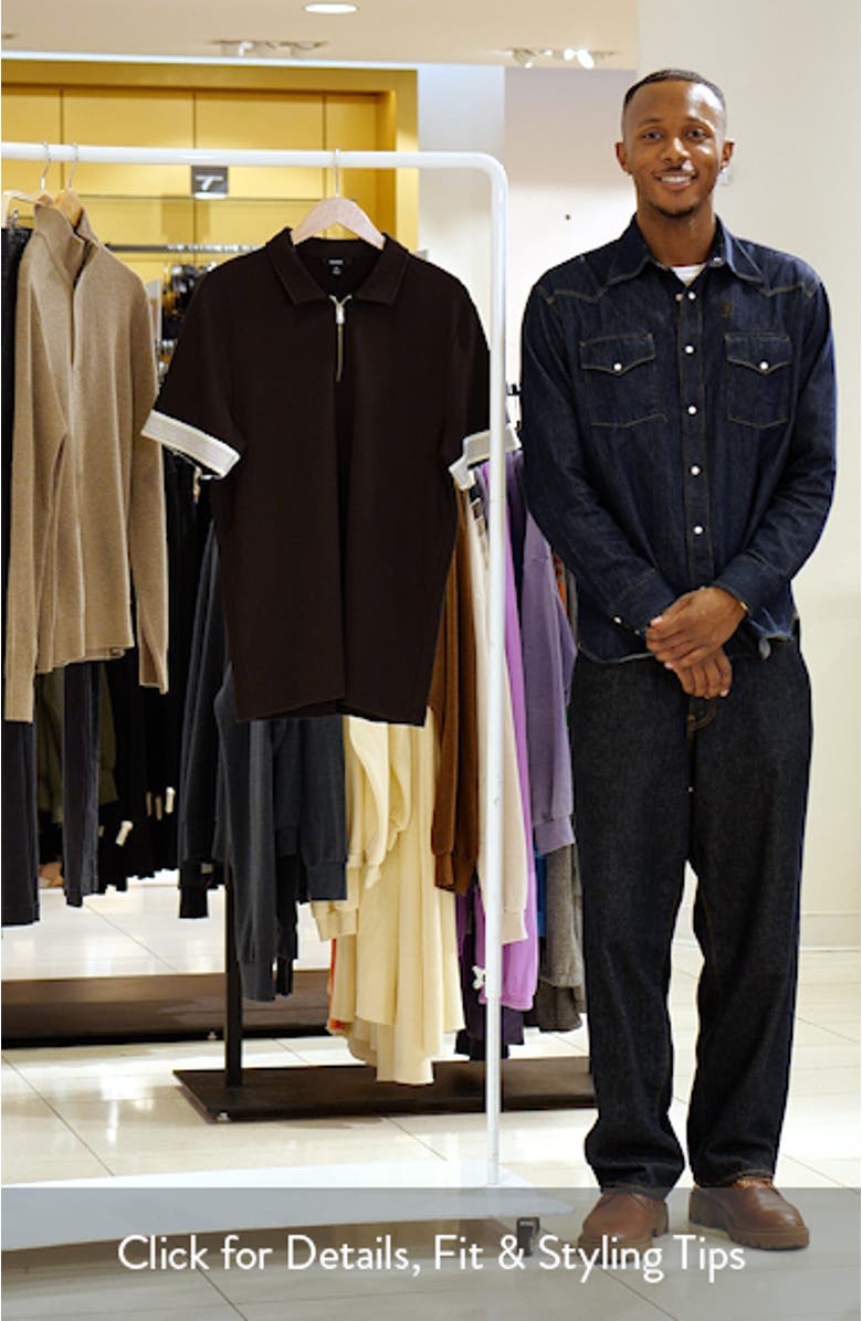 Bruno Quarter Zip Polo, sales video thumbnail