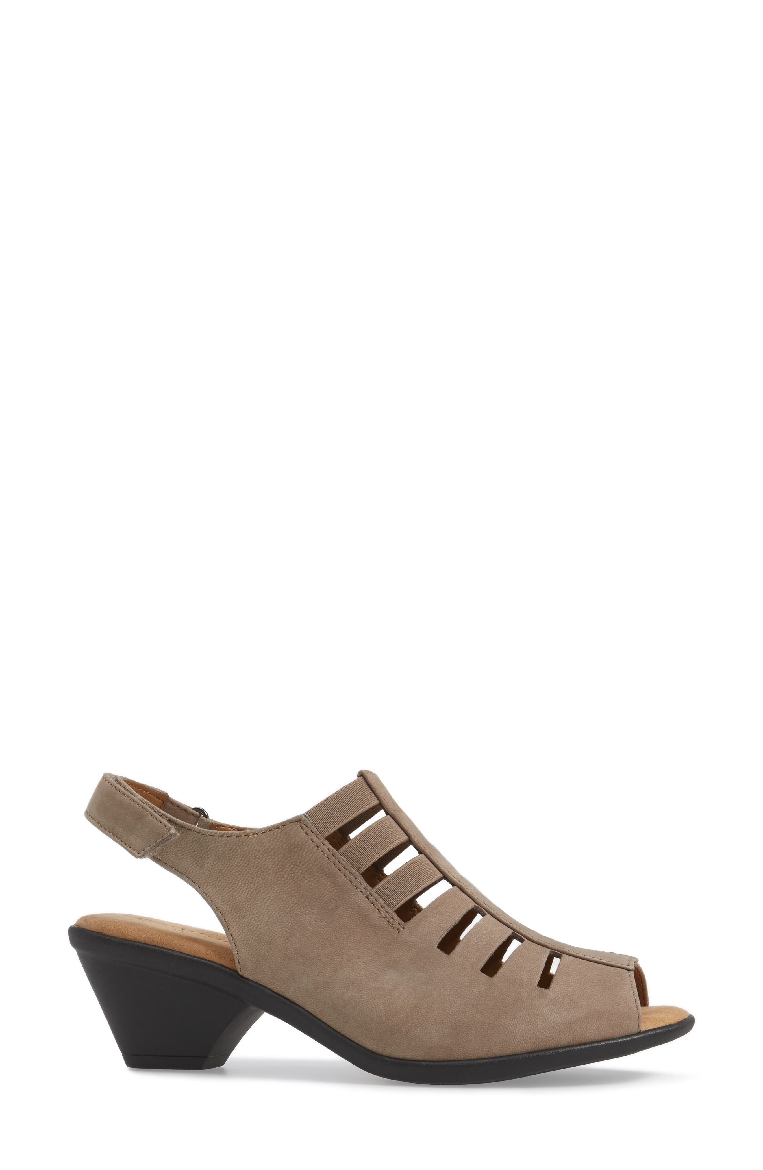 Faye Sandal, Alternate, color, GREY NUBUCK LEATHER