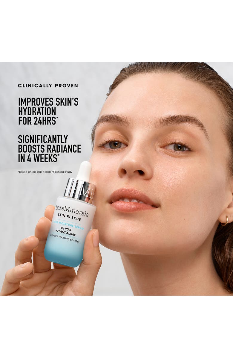 bareMinerals<sup>®</sup> SKIN RESCUE Pure Moisture Serum with 1% PGA and Plant Algae, Alternate, color, Pure Moisture Serum
