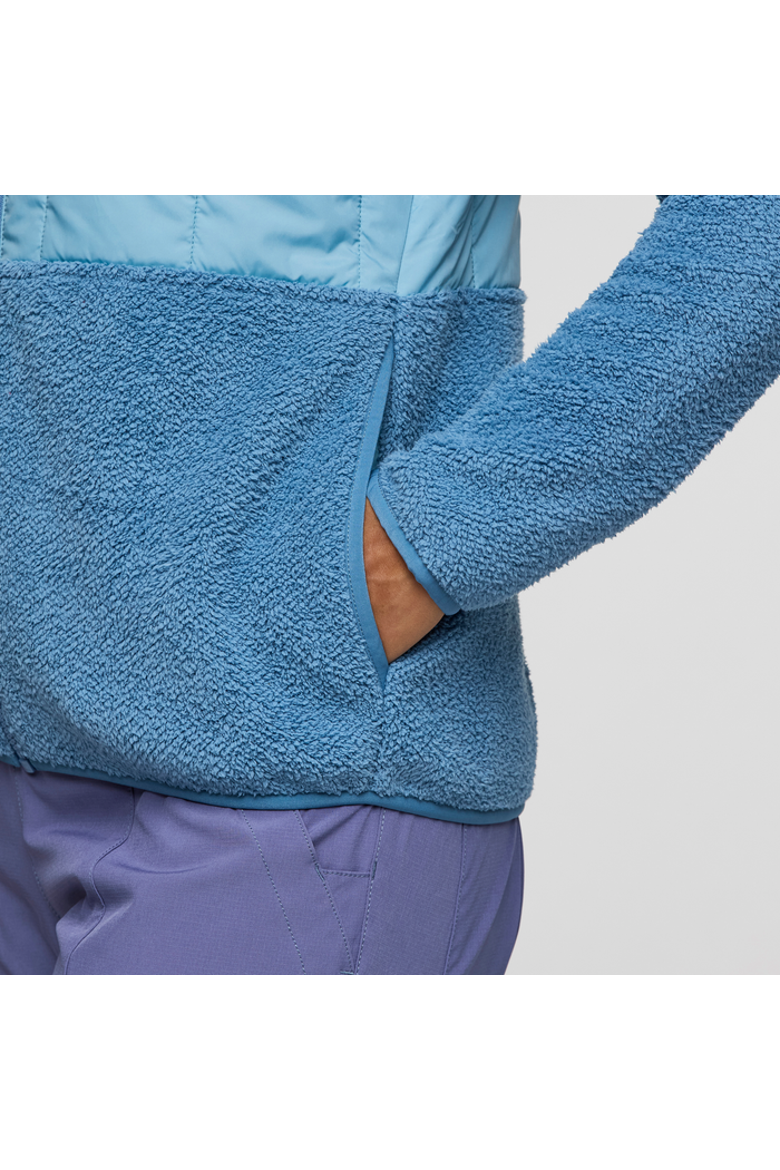 Trico Hybrid Hooded Jacket - Women's, Alternate, color, Fjord