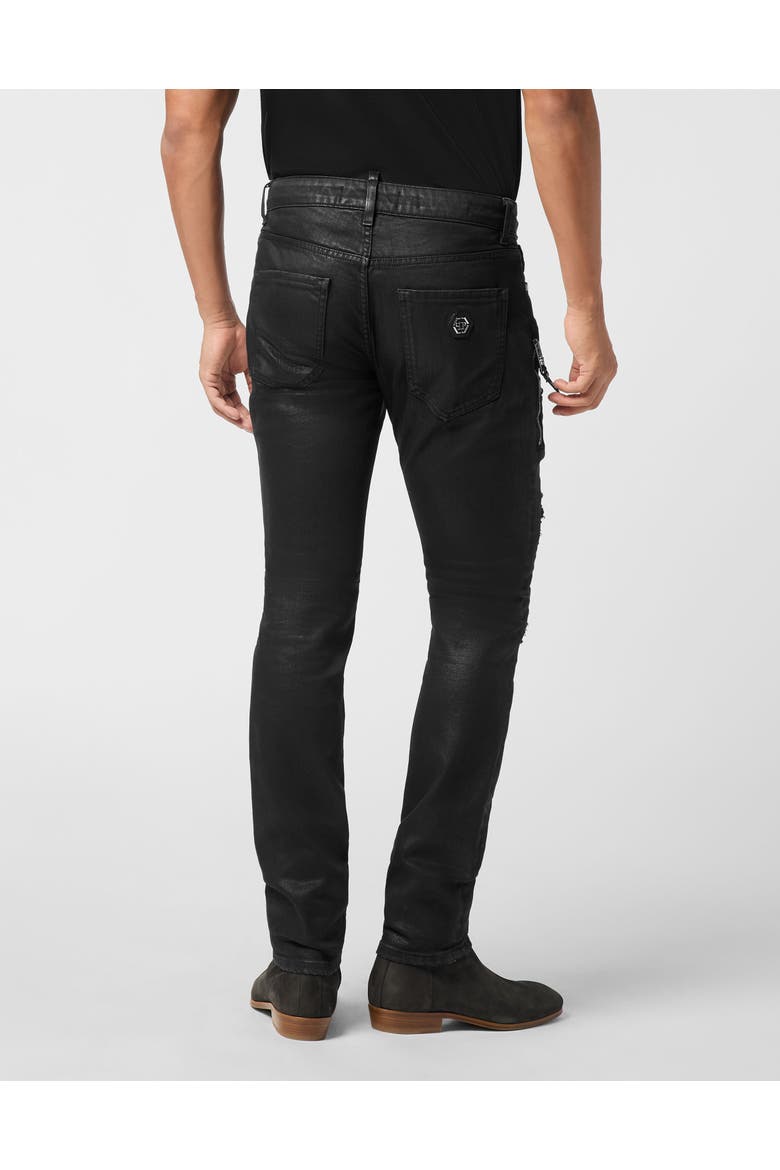 Rockstar Jeans With Cocco Embossed Inserts Men, Alternate, color, Zion