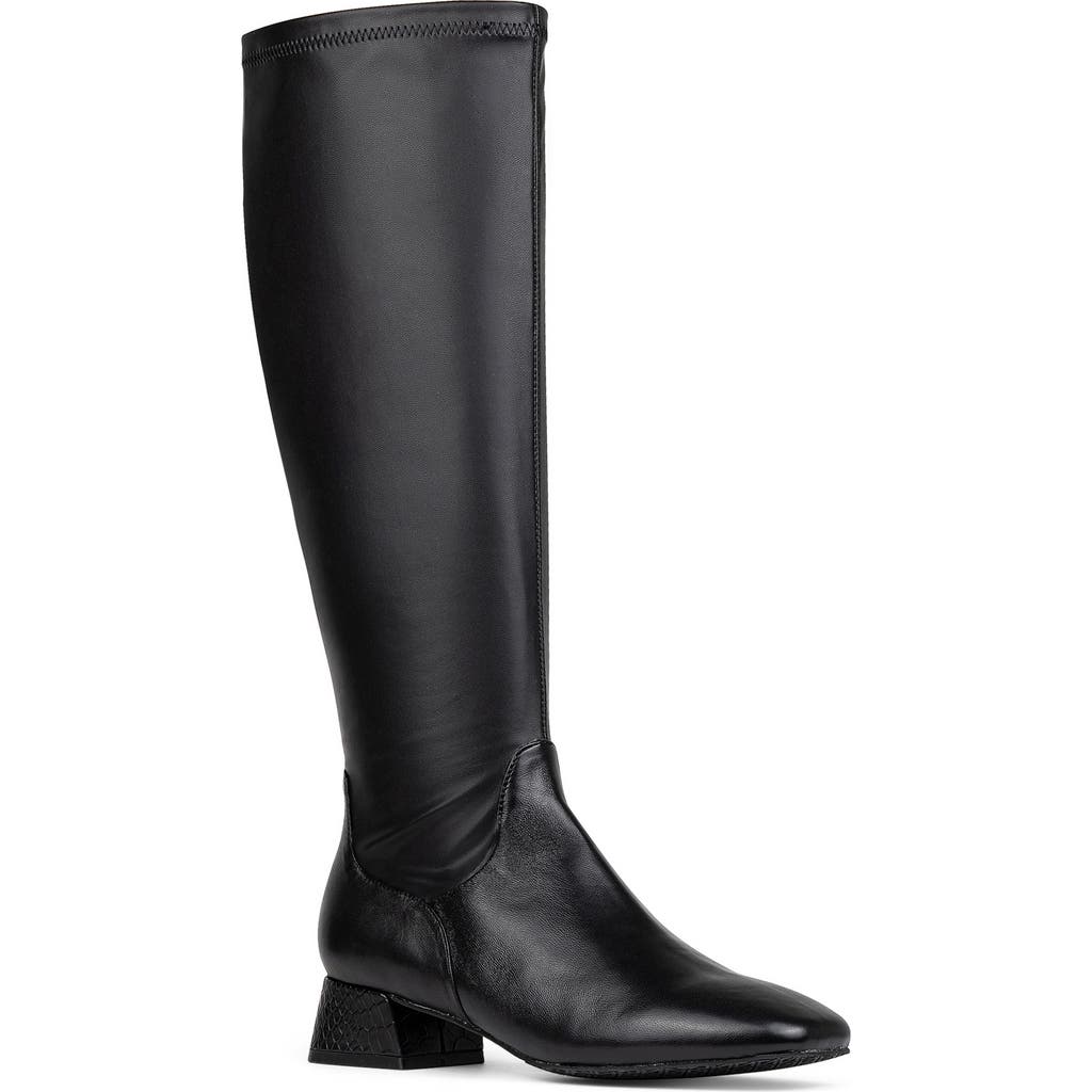 Donald Pliner Regina Knee High Boot In Black