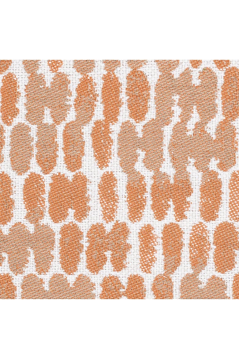 Thumbprint Indoor & Outdoor Woven Accent Pillow, Alternate, color, Tuscan