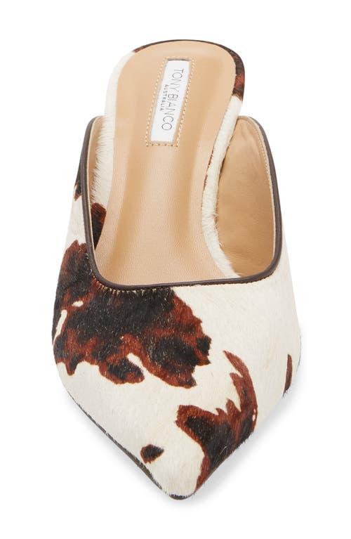 TONY BIANCO TONY BIANCO DRAX GENUINE CALF HAIR MULE