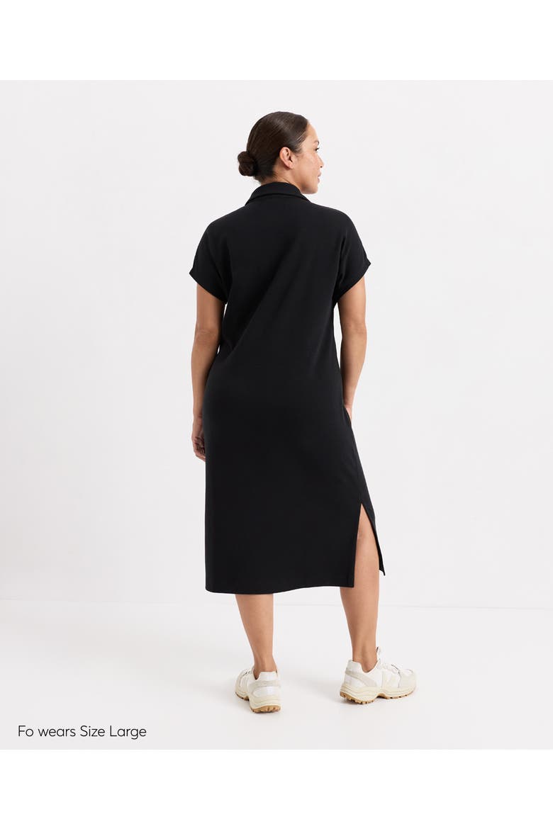 Organic Cotton Roam Go Anywhere Dress, Alternate, color, Black