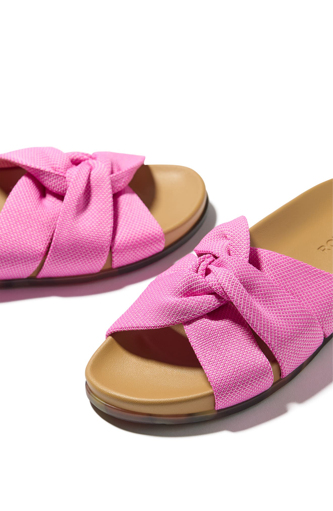 Rothy's The Twist Slide Sandal, Alternate, color, Snapdragon
