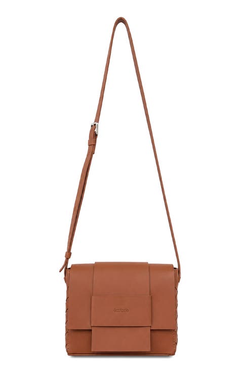 Iris Leather Crossbody Bag
