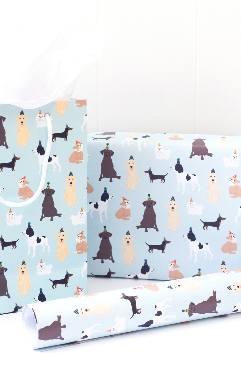 Joy Paper Co. Party Dogs Wrapping Paper wrapping paper, Alternate, color,