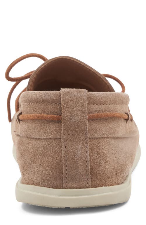 Bruno Magli Starboard Boat Shoe In Taupe Suede
