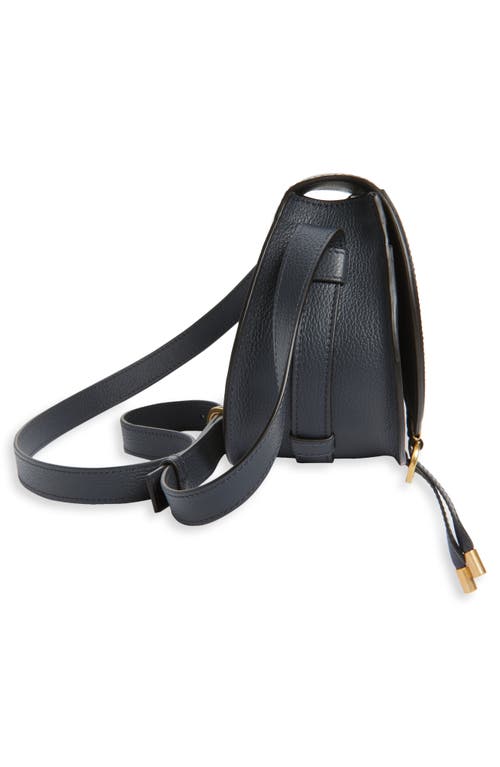 Chloé Small Marcie Leather Crossbody Bag In Black