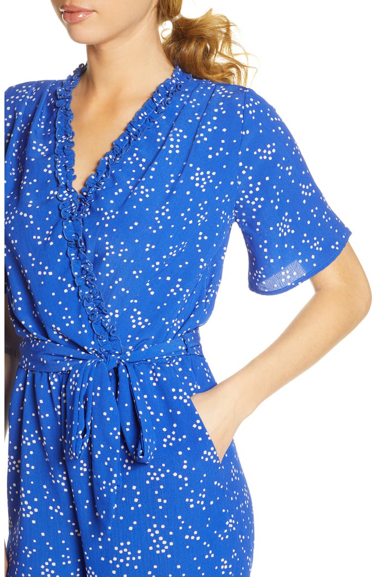 Domi Surplice Neck Jumpsuit, Alternate, color, DOMI