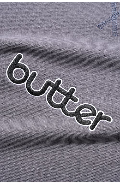 Butter Goods Aspect Colorblock Sweatshirt In Blue