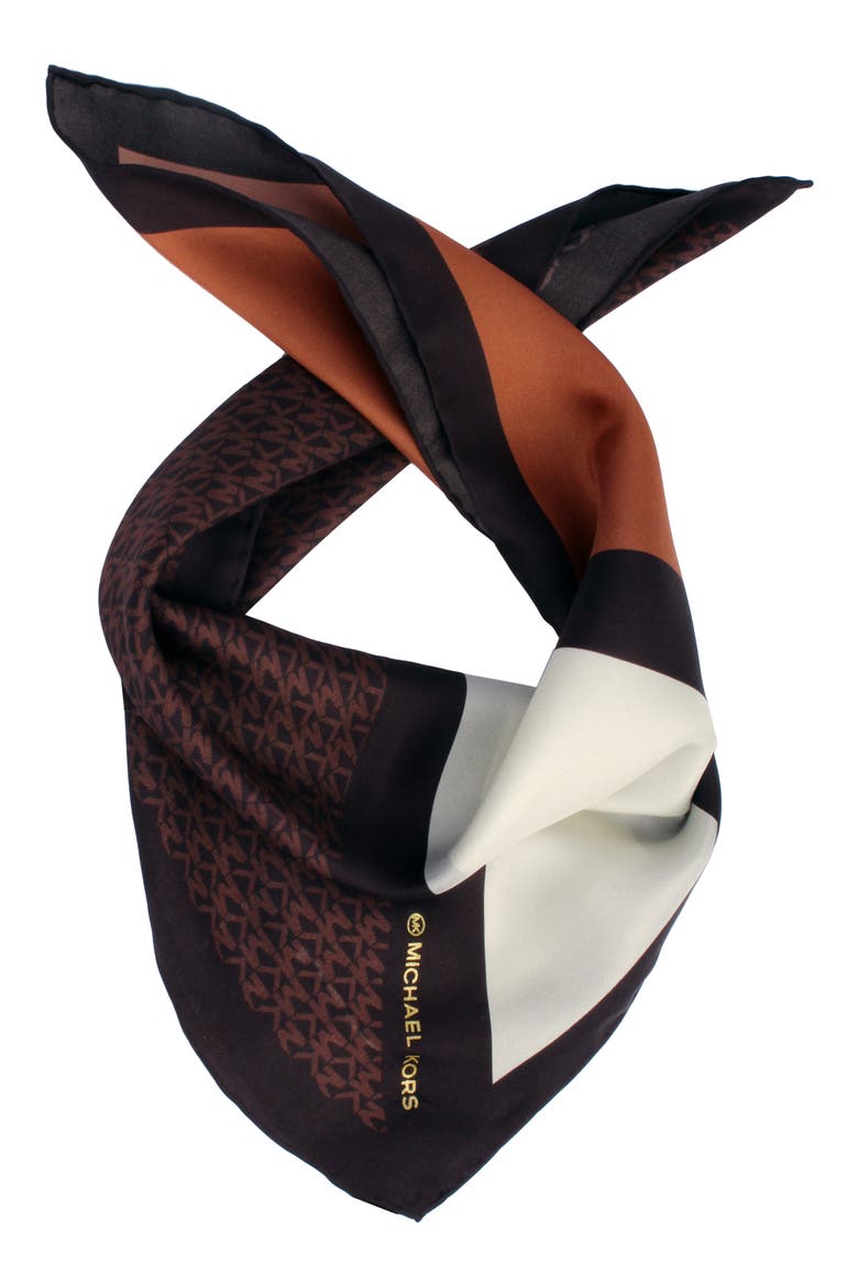 Silk Bandana, Main, color, CHOCOLATE