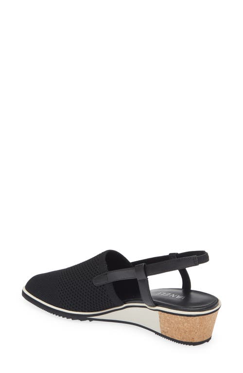 Vaneli Greer Slingback Wedge In Black