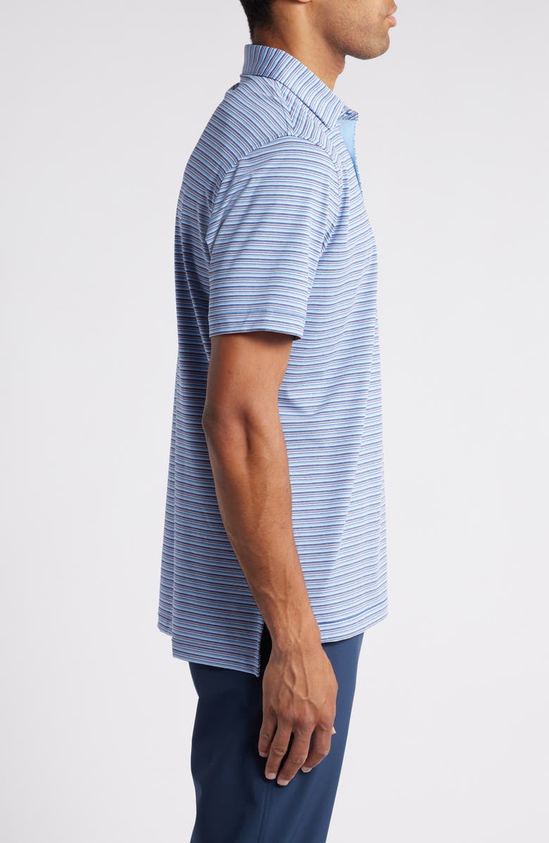 Peter Millar Fairmont Stripe Performance Golf Polo, Alternate, color,