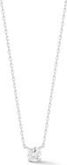 GLAZE JEWELRY Round Cubic Zirconia Pendant Necklace