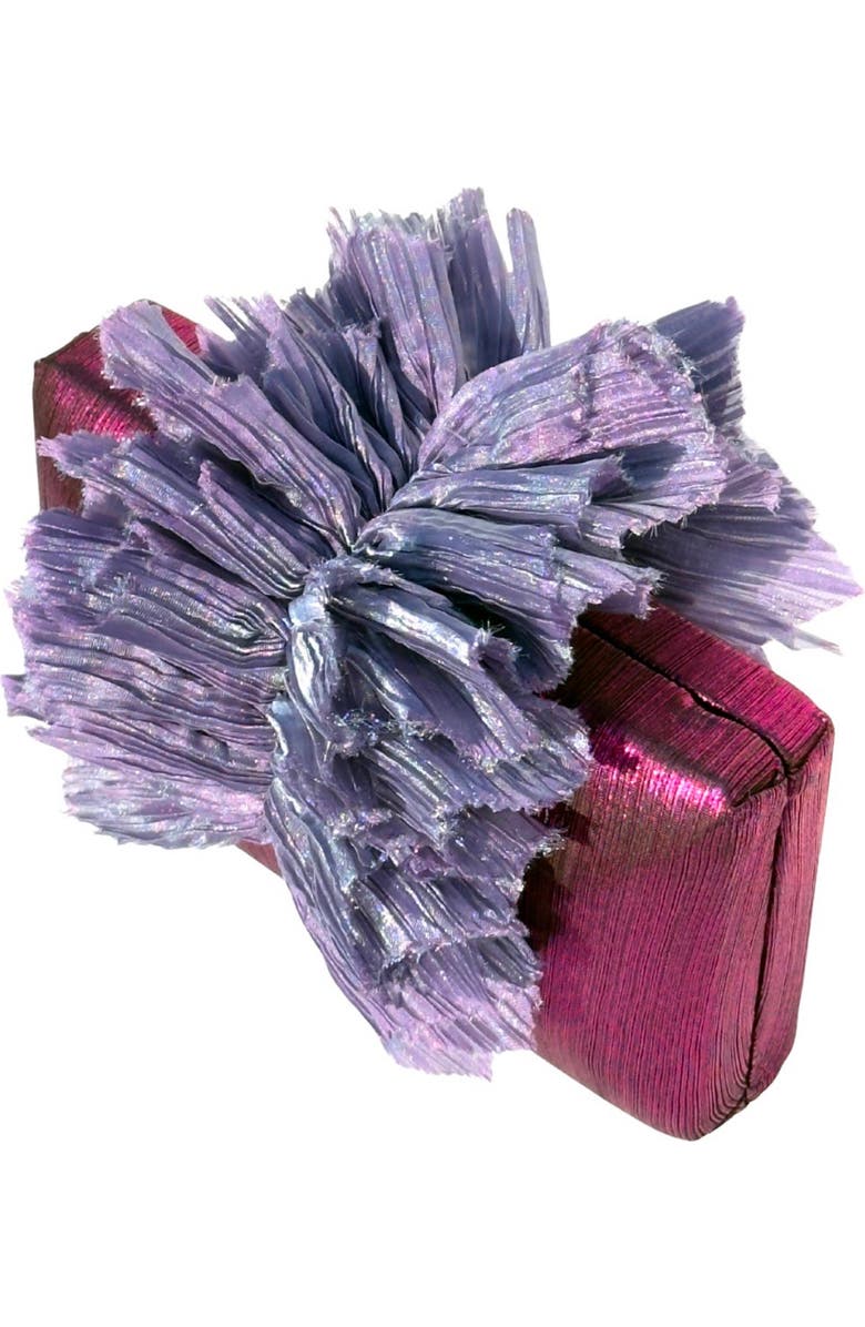 Simitri Orchid Angel Clutch, Alternate, color, Orchid