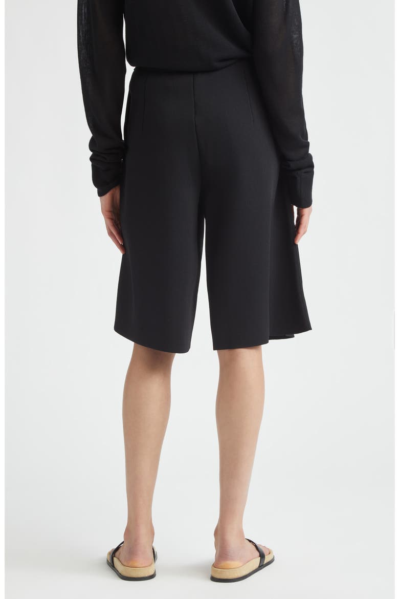 Knit Shorts, Alternate, color, BLACK