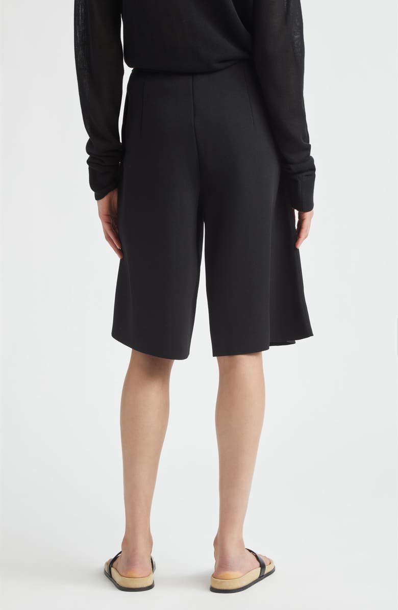 TOTEME Knit Shorts, Alternate, color, Black