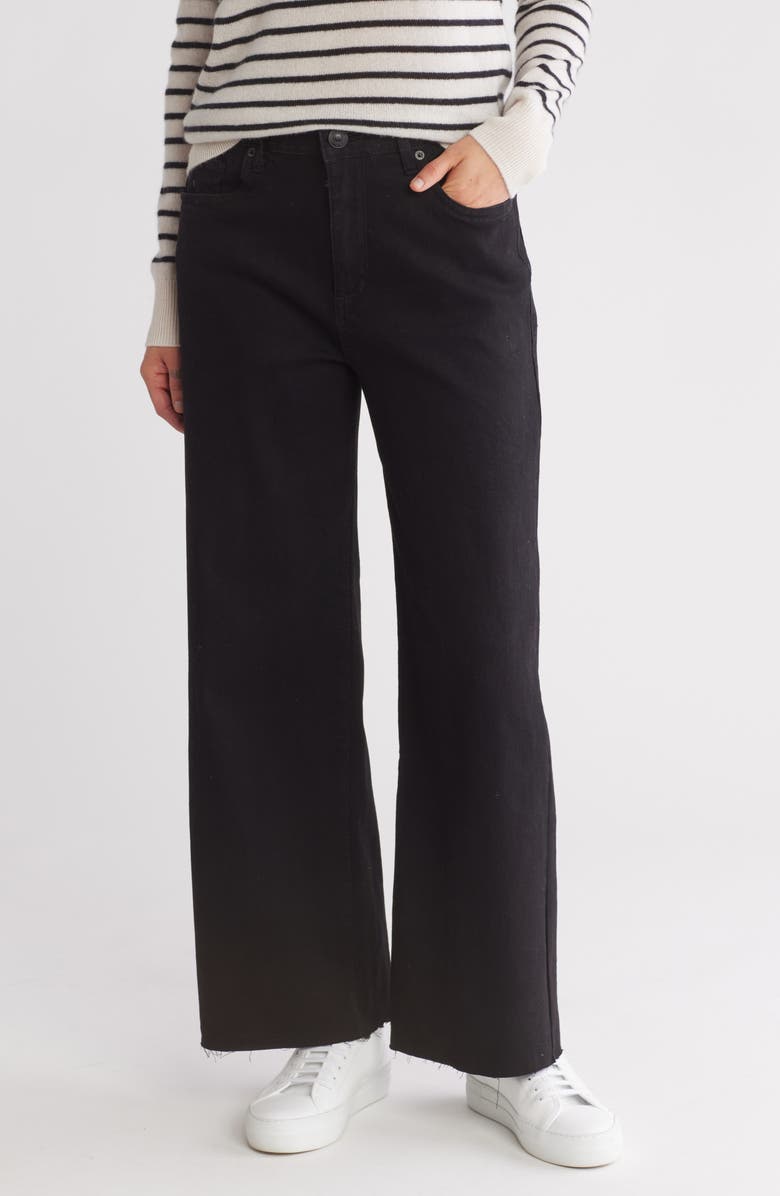 STS Blue Sabrina Ultra High Waist Slouch Wide Leg Jeans, Main, color, Black