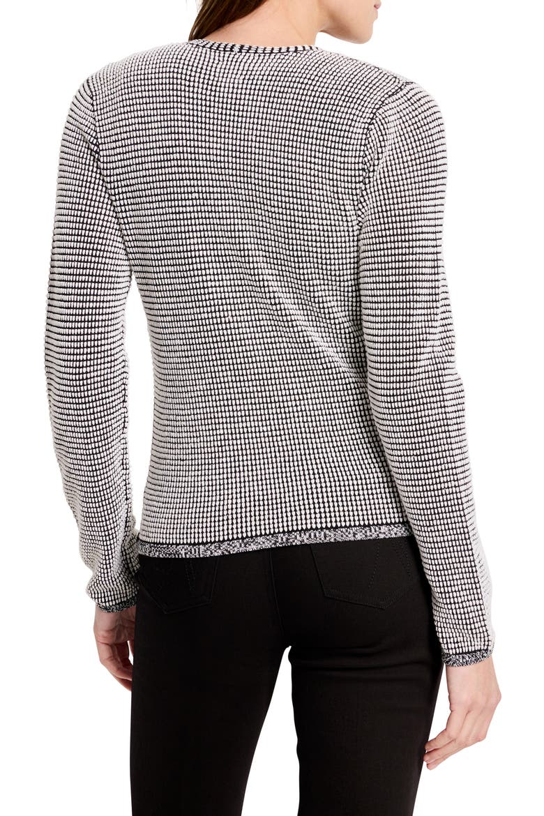 Pixel 4-Way Cotton Blend Convertible Cardigan, Alternate, color, CREAM MULTI