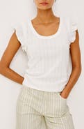 Rails Giovanna Pointelle Stitch Top