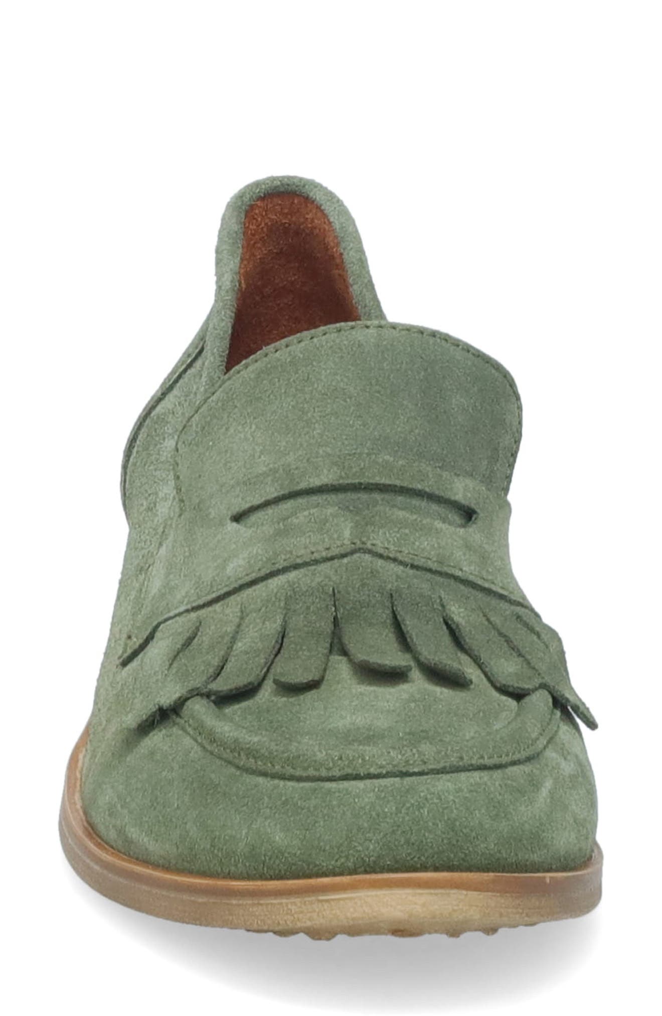 Ilona Penny Loafer, Alternate, color, FOREST SUEDE