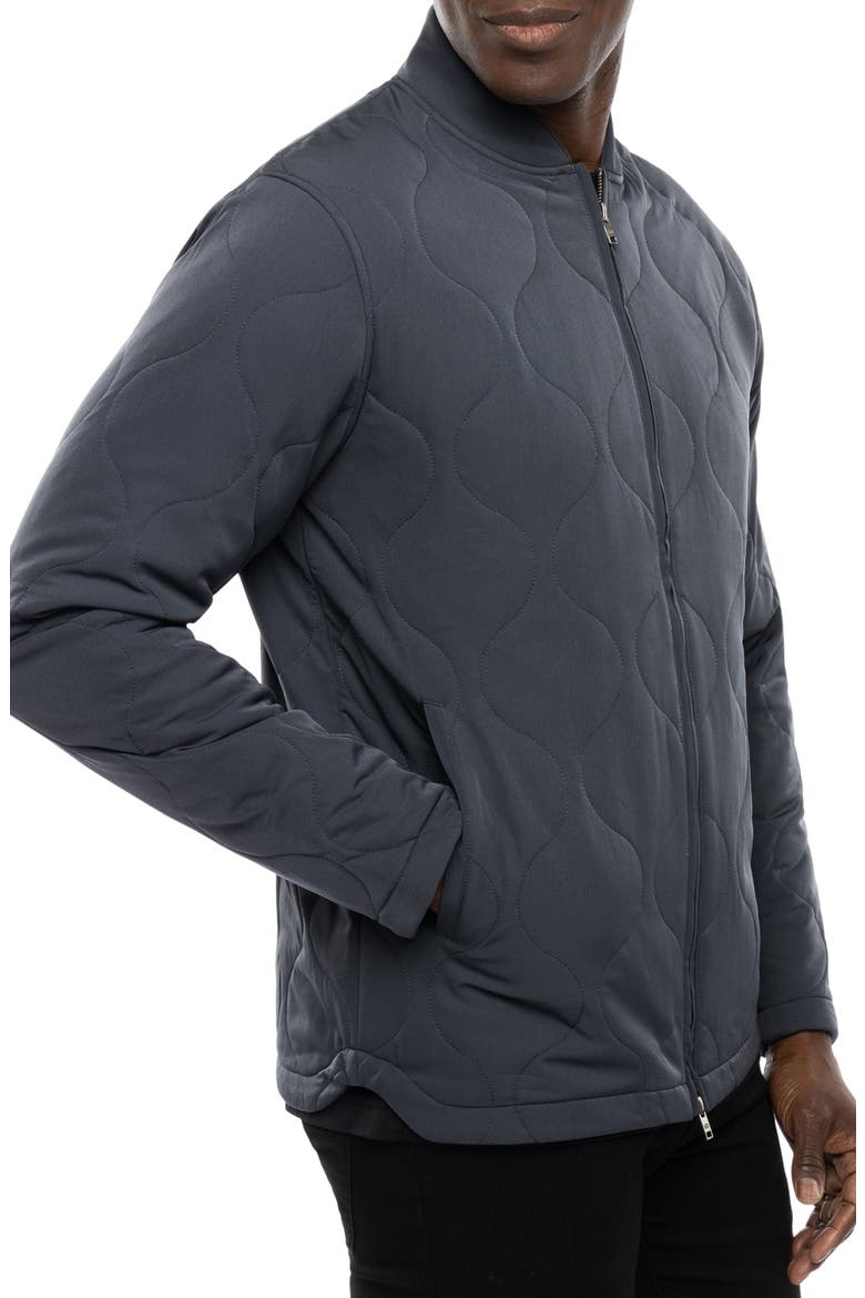Come What May Quilted Jacket, Alternate, color, EBONY
