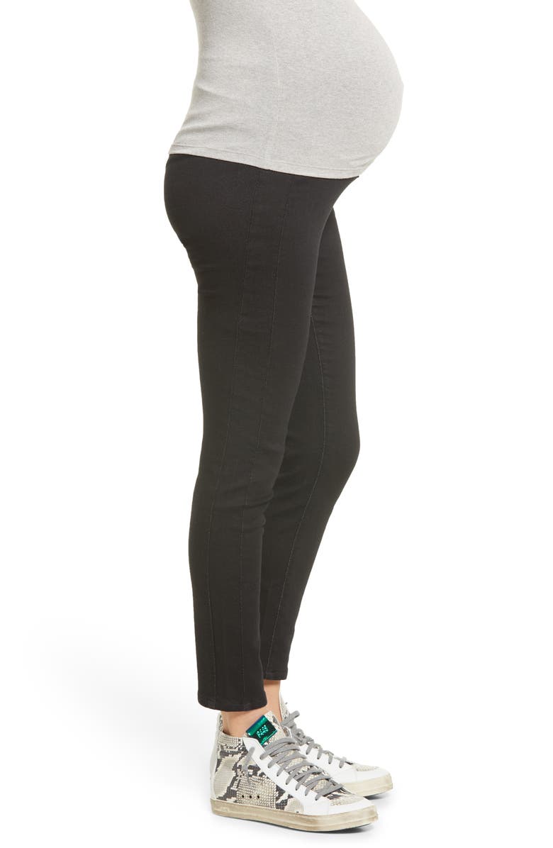 1822 Denim Cozy Athleisure Pull-On Over the Bump Maternity Leggings, Alternate, color,