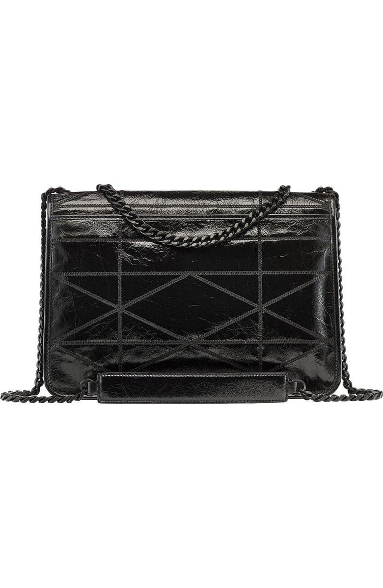 MCM Travia Quilted Shoulder Bag in Crushed Leather, Alternate, color, Black