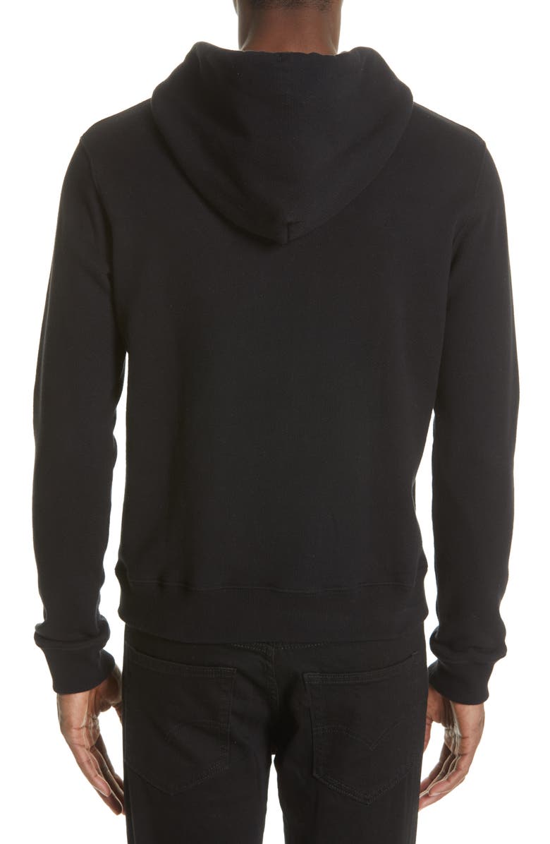 Off-White Slim Fit Logo Hoodie, Alternate, color, 