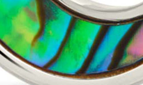 Sterling Forever Blue Moon Abalone Charms In Silver