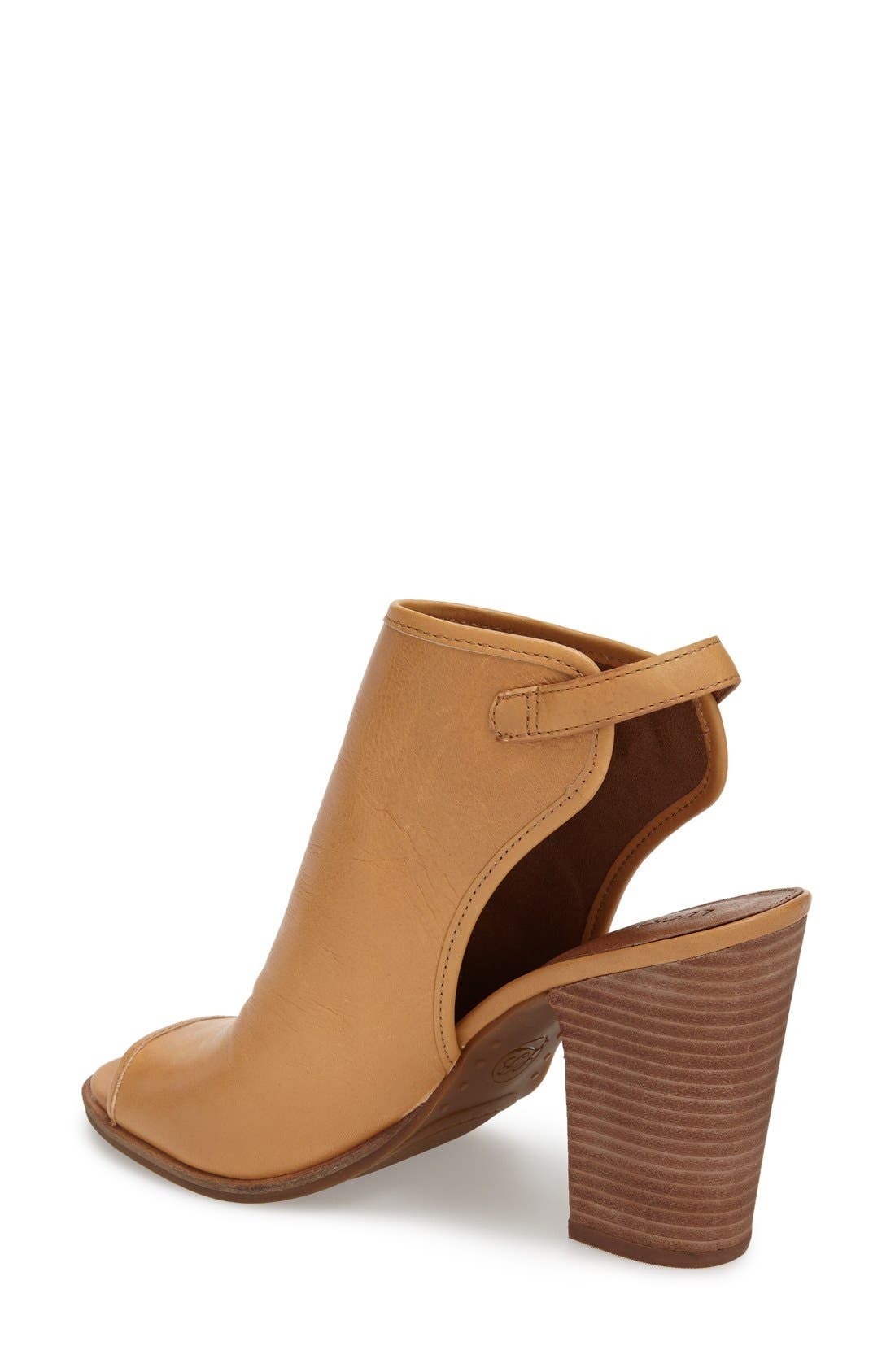 'Lisza' Open Toe Bootie, Alternate, color, PUEBLO LEATHER
