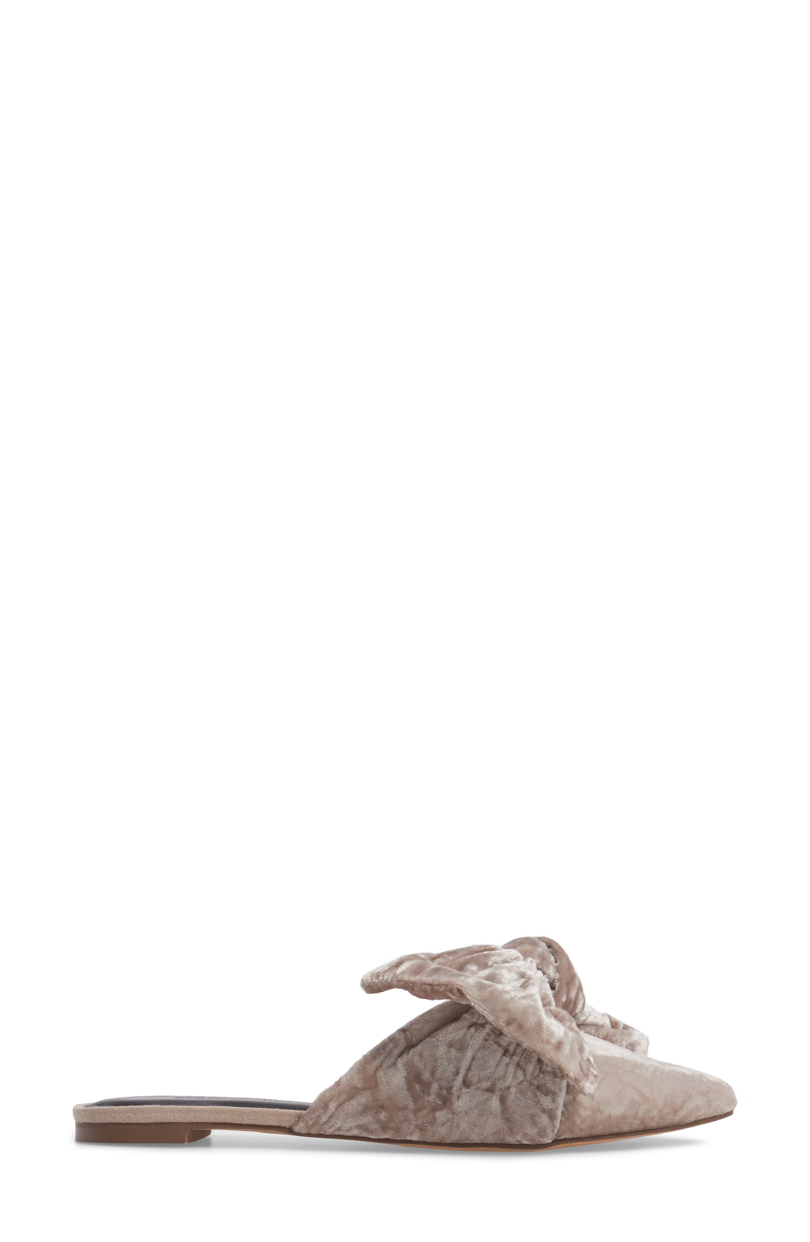 Alexis Bow Mule, Alternate, color, GREY VELVET
