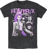 KPop Demon Hunters Men's KPop Demon Hunters Pop Star Huntrix Rumi Graphic T-Shirt