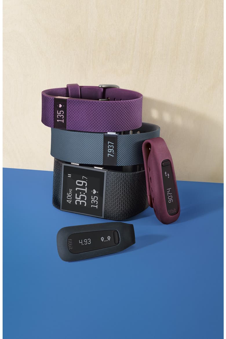 'Surge' Wireless Fitness Watch, Alternate, color, BLACK