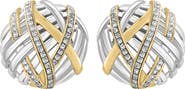 EFFY Sterling Silver Diamond Earrings - 0.33 ctw