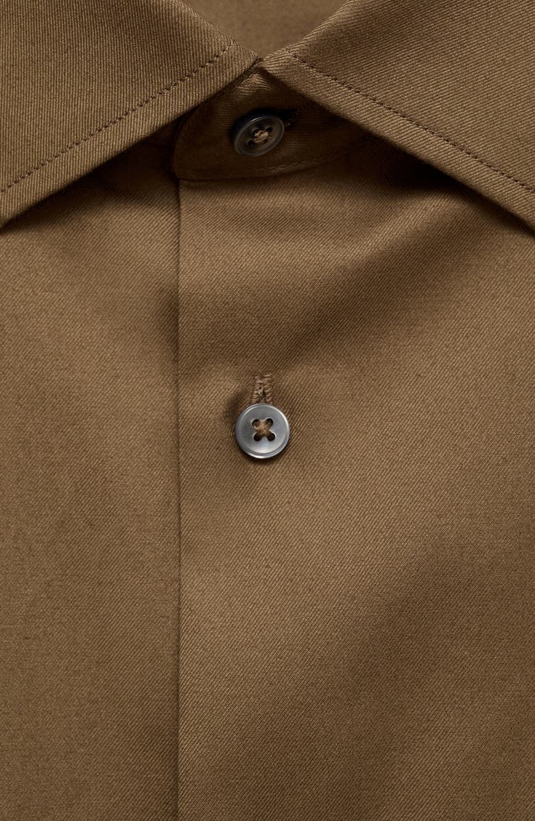 MANGO Regular Fit Cotton Button-Up Shirt, Alternate, color, 
